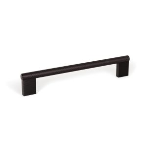 Momo Graf Knurled D Handle In Brushed Black