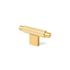 Momo Arpa T Knob 70mm In Brushed Dark Brass