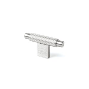 Momo Arpa T Knob 70mm In Dull Brushed Nickel