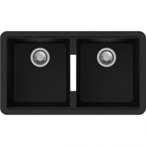824 x 481 x 241mm Carysil Double Bowls Granite Undermount Kitchen Sink