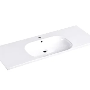 Opal 1200mm Single Bowl Ceramic Top Vanity Basin